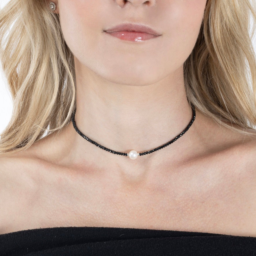 Aria Bead Pearl Choker