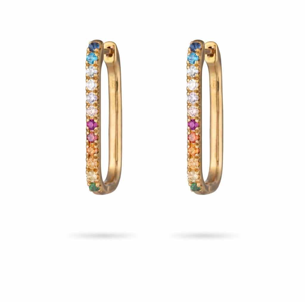 Amber Earrings Rainbow