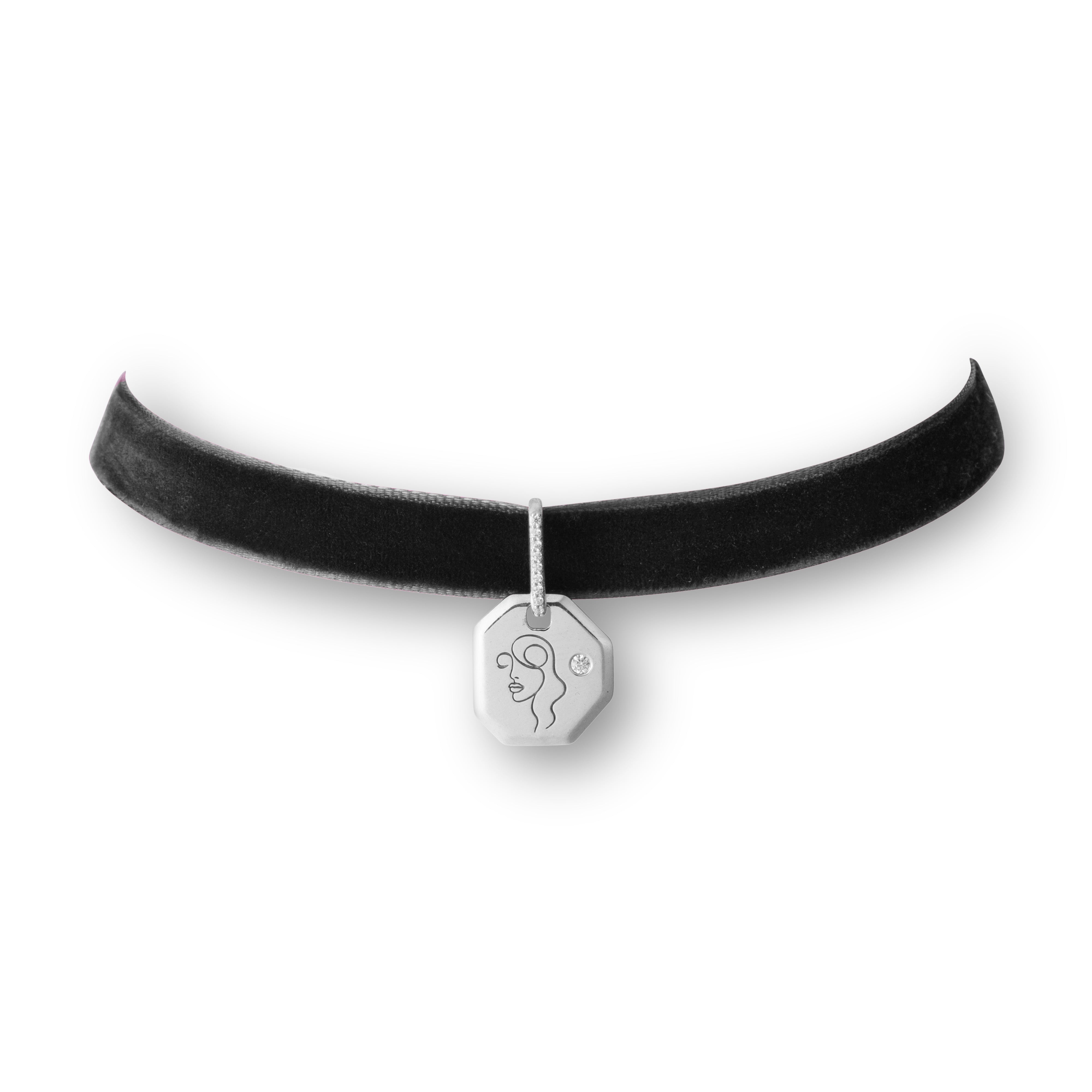 Ariana Velvet Choker Black