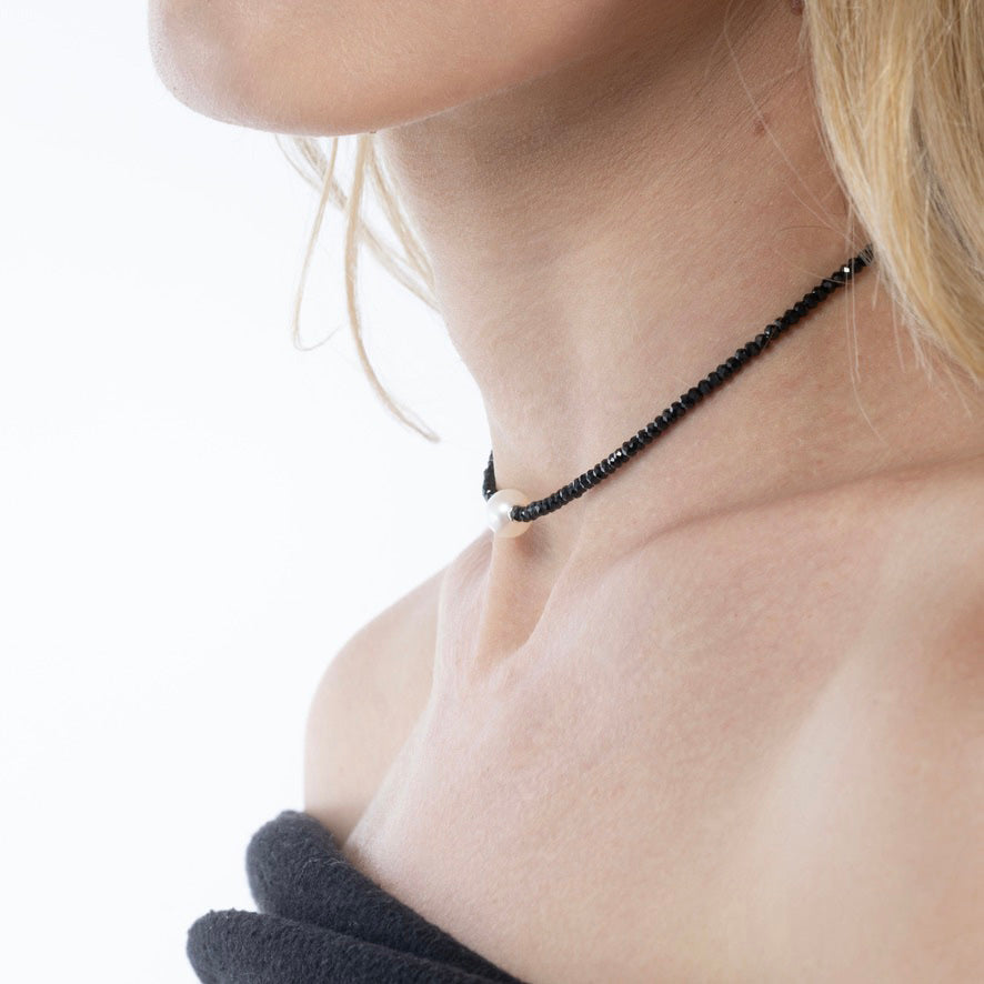 Aria Bead Pearl Choker