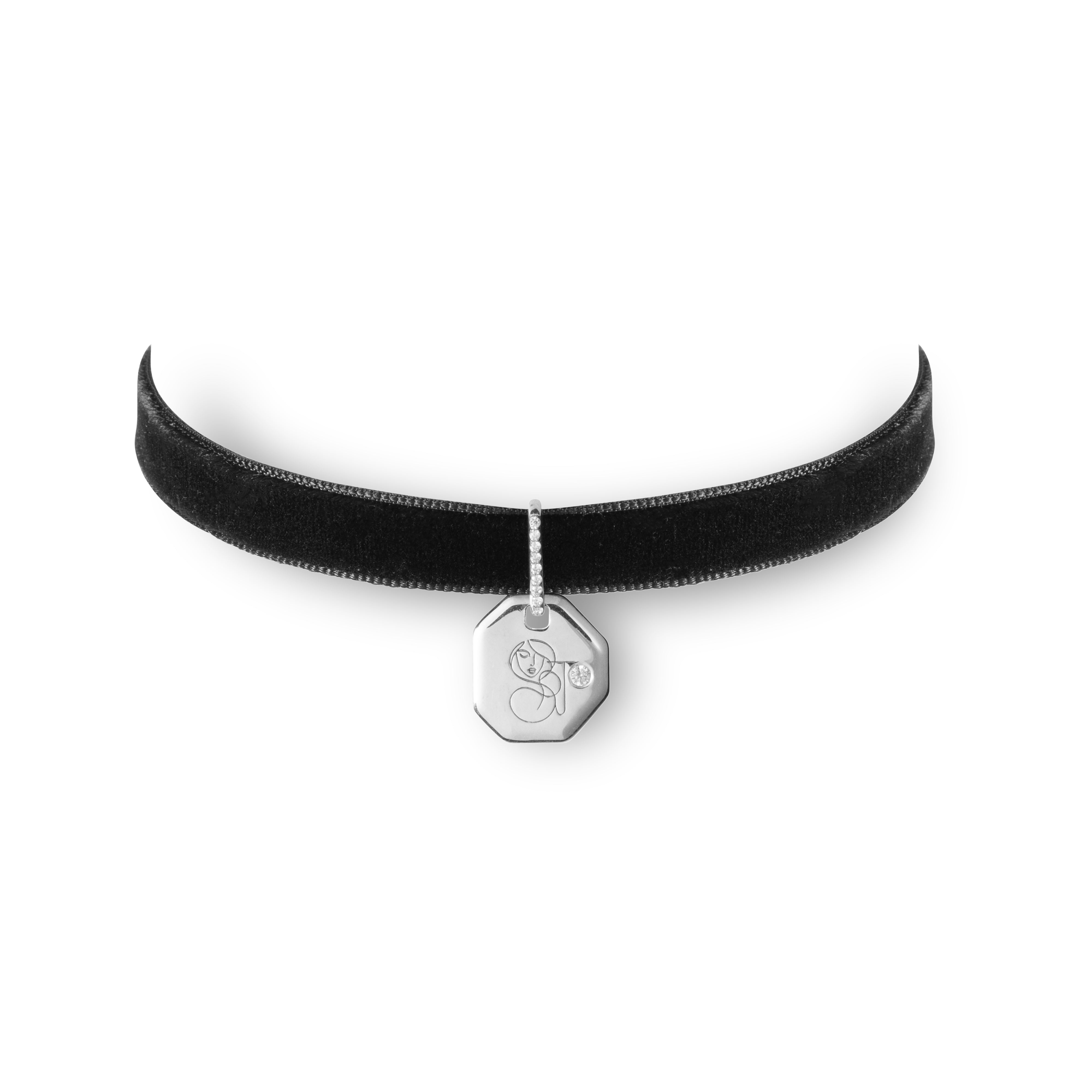 Ariana Velvet Choker Black