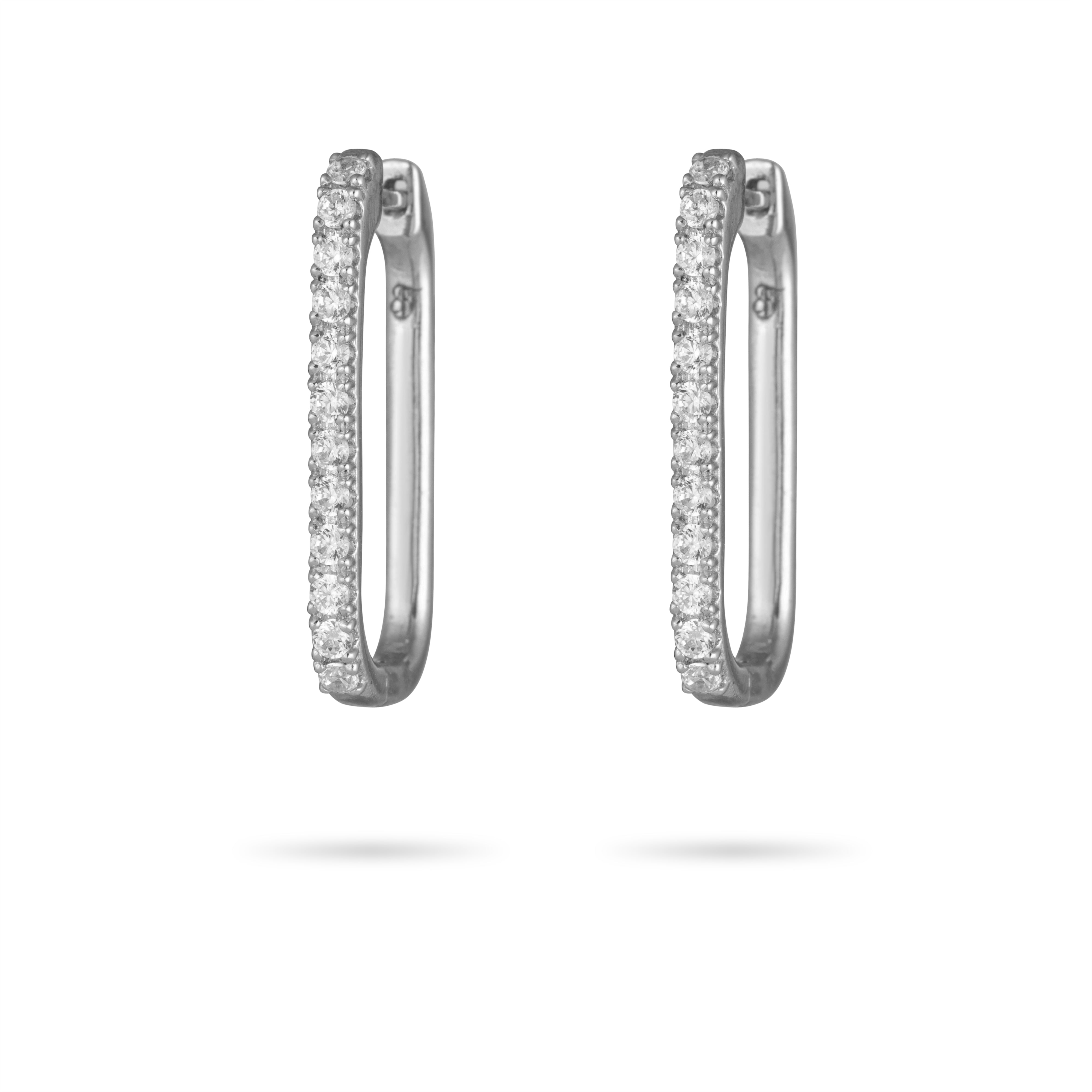Amber Earrings Clear